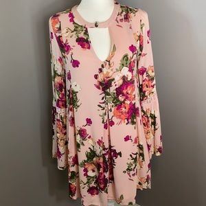 Women’s Altar’d State Floral Boho Swing dress sz S